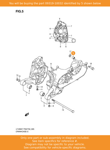 Suzuki bush 09319 10032 - 09319-10032, oem