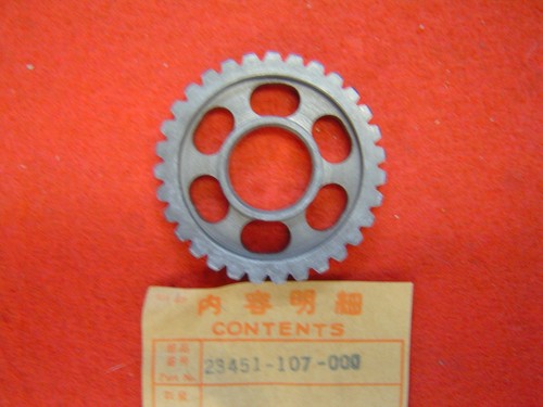 Sprocket teeth 2nd shaft - 2nd, on