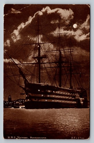 Postcard portsmouth h m - portsmouth,