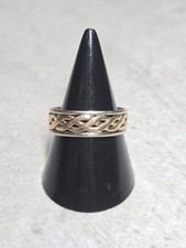 9ct Gold Celtic Knot Band Ring
