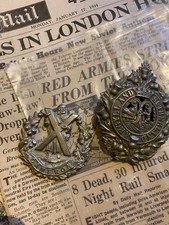 ww2 British cap badges relics