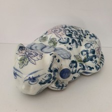 PORCELAIN CAT FIGURINE LAYING