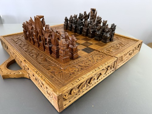 Vintage balinese carved - vintage,