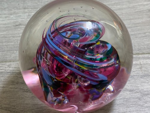 Selkirk glass paperweight - selkirk,