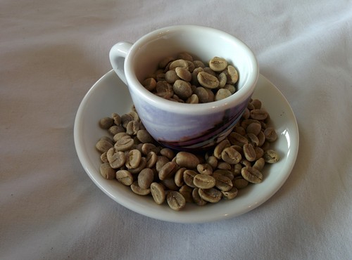 Green coffee beans raw - coffee,