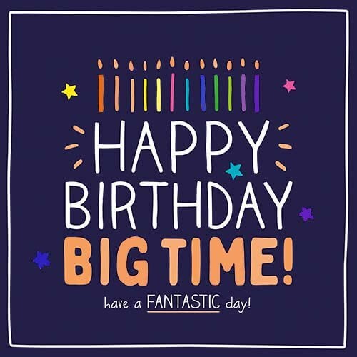 Fun birthday card candles - birthday,