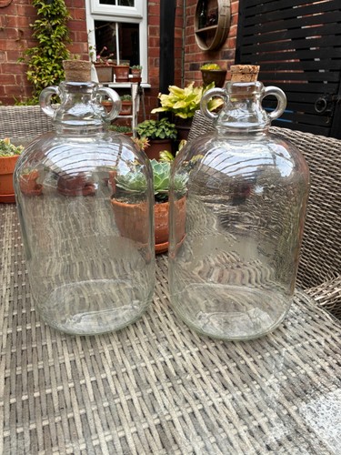 Demijohn bottles clear - bottles, x