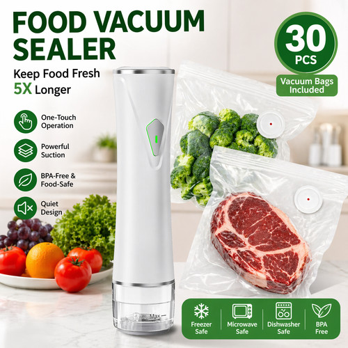 Vacuum sealer machine - for, food