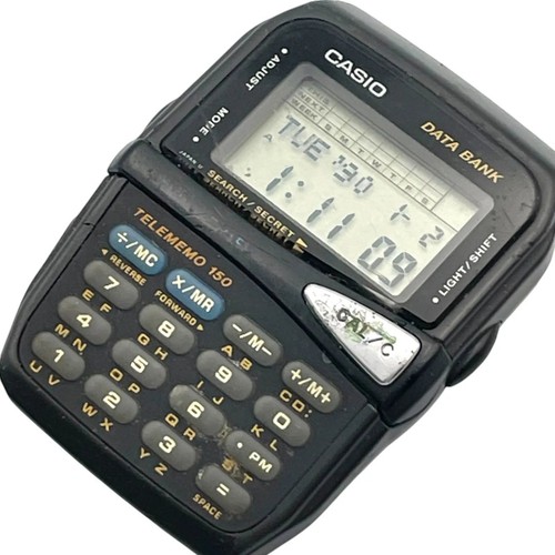 Casio data bank telememo - data,