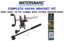 WATERSNAKE KAYAK BRACKET FOR CANOE KAYAKING OUT BOARD ELECTRIC MOTOR ENGINE