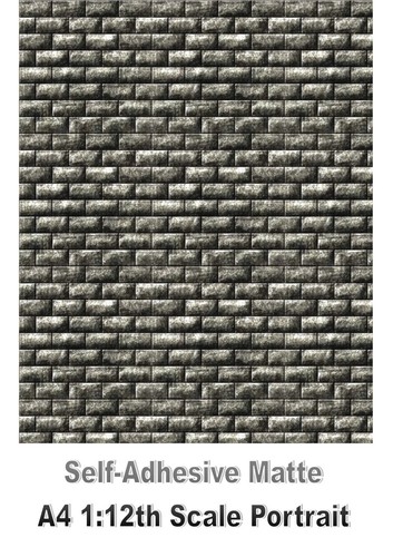 Dolls house wallpaper stick - house, stick-on