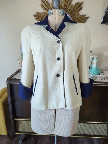 Vintage 1940s women coat - 1940s,
