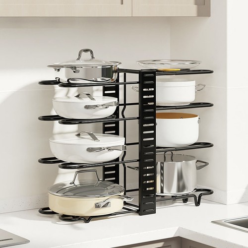 Tiers pot rack organizer lid - tiers,