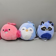 3x Squishmallows 4" Bag Clips