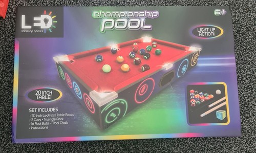 Led championship pool tabletop - led,