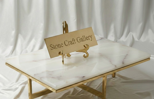 Premium white onyx tabletop - premium,