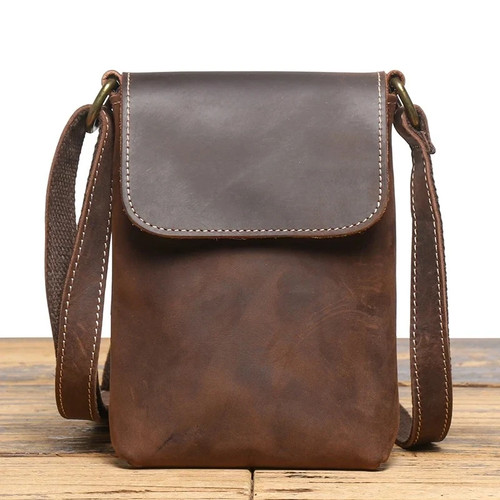 Genuine leather retro - leather, sling