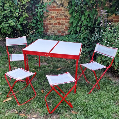 Vintage metal fold picnic - vintage, up