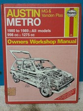 Haynes Austin Metro MG And