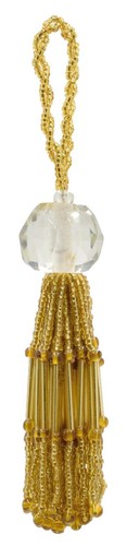 Beaded key tassel featuring - beaded, a