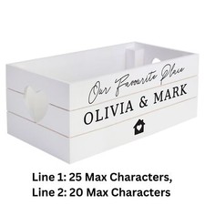 Personalised Home White Wooden