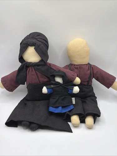 Lot amish faceless cloth - lot,