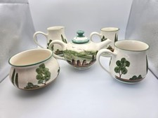 Vintage Bovey Pottery Dartmoor Ware - Devon hand painted studio pottery cottages