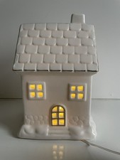 NEW WHITE CERAMIC COTTAGE