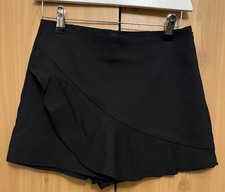 Zara Black Skort Wrap Mini