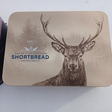 EMPTY M&S Scottish Shortbread Biscuit Tin | Stag | Limited Edition 