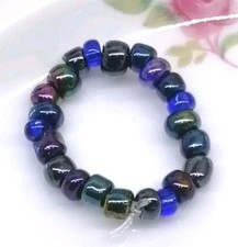 Blue & Metallic Green Blue