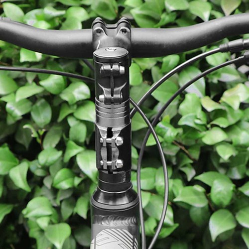 Black bike stem - bike, extender