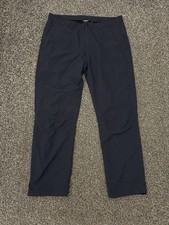 Rohan Men’s Dry Requisite Waterproof Trousers Navy Blue 36R W36 L30 Lined Hiking