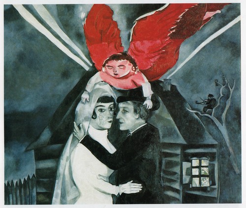 Wedding marc chagall print - wedding,