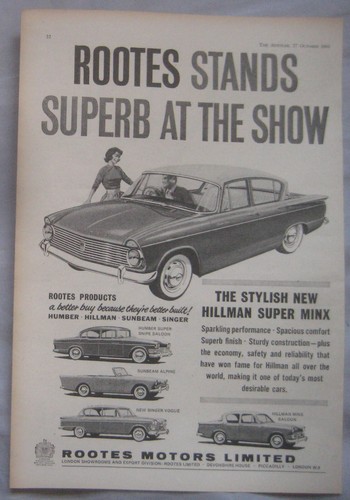 1961 rootes group hillman - 1961,