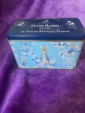 Peter Rabbit Tea Tins Set Of 3 Beatrix Potter Tins