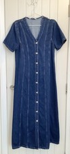 LONG DENIM BUTTON THROUGH