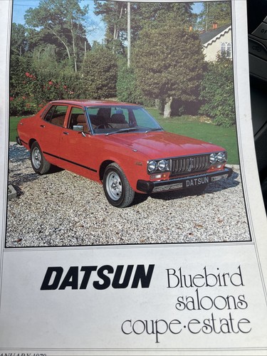 The datsun bluebird - datsun, car