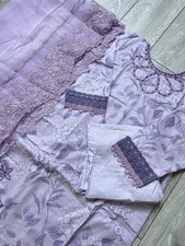 Purple 3psc Shalwaar Kameez