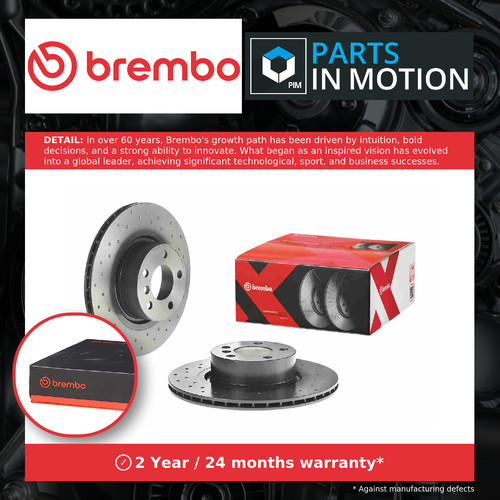 Brake discs pair - 2x,