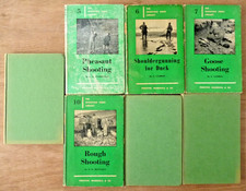 7 Vintage Shooting Times Library Books. Some with Dust Jackets, Some Duplicates.