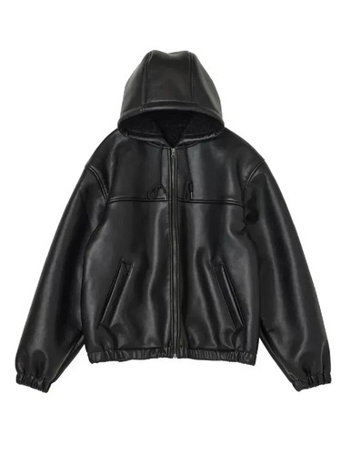 Unisex genuine leather - unisex, hoodie