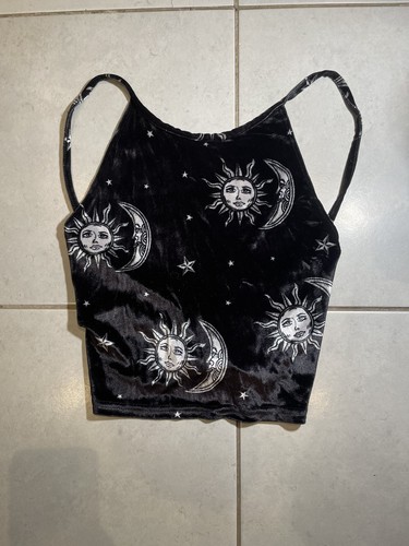 Motel rocks black velvet - black,