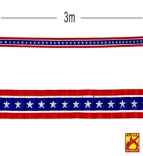 USA PATRIOTIC PLEATED GARLAND