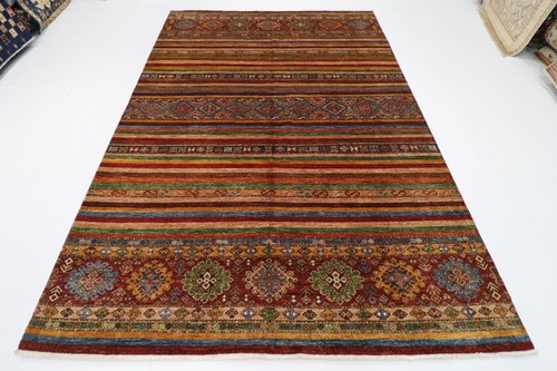 7x10 afghan hand knotted - 7x10, ft