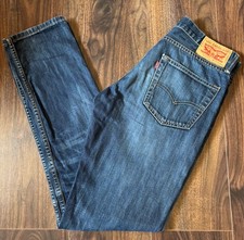 Levi’s 511 Slim Fit Denim Jeans Blue W32 L32 (states 34 Measures 32)