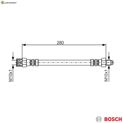 Brake hose 987 - 476, 396