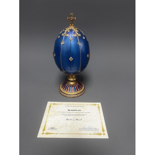 Danbury mint the nativity egg - the,