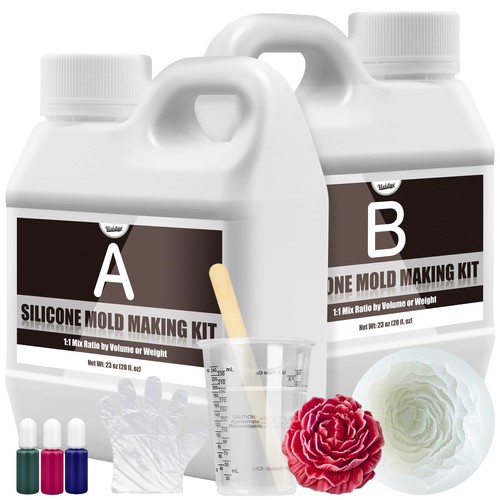 Silicone mould making kit - silicone,