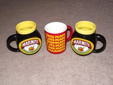 MARMITE 3 x Mugs - 2 x JAR